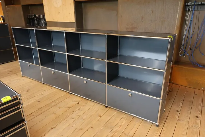 1 x USM Haller Highboard 4 x 3 Maße: 303 x 37 x 109 cm